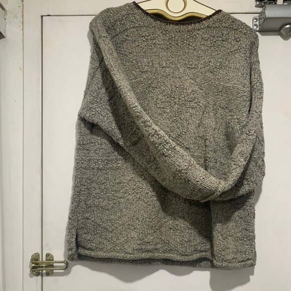 VINTAGE JACOB CHUNKY KNIT WOOL SWEATERS PATTERNS SIZE L - Picture 7 of 10